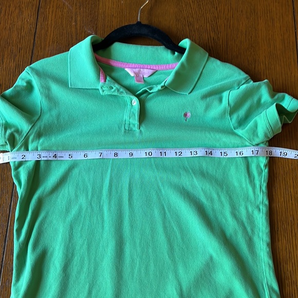Lilly Pulitzer Resort Polo Shirt (Green, Size M) - Picture 7 of 8